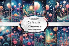 Floral Backrounds Set Fantasy Flowers Product Image 1