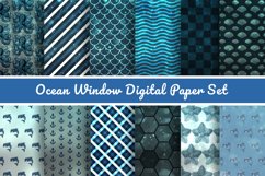 Ocean Window Digital Paper Set Product Image 1