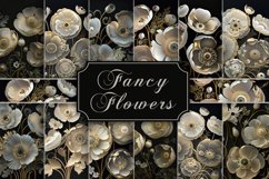 Elegants White Flowers Backgrounds Product Image 1