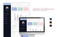 Modern Admin Dashboard Template Product Image 1