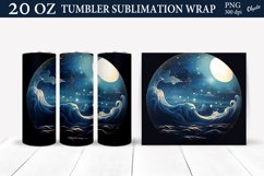 Starry Sky Tumbler Wrap PNG. 20 OZ Tumbler Sublimation Wrap Product Image 1