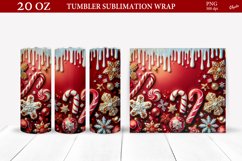 Caramel Design Tumbler PNG. Christmqs Tumbler PNG Product Image 1
