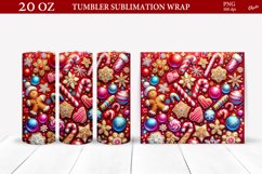 Festive Tumbler PNG. Christmqs Tumbler Sublimation Product Image 1