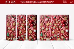 Christmas Sweet Tumbler PNG. Christmqs Tumbler Wrap Product Image 1