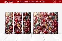 Christmas Festive Tumbler PNG. Christmqs Tumbler Wrap Product Image 1