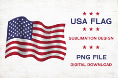 USA Flag PNG Sublimation | American Flag US 250 Anniversary Product Image 1