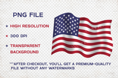USA Flag PNG Sublimation | American Flag US 250 Anniversary Product Image 2