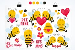 Valentine Bees Graphic &amp; Illustration - Sublimation Product Image 2