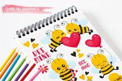 Valentine Bees Graphic &amp; Illustration - Sublimation Product Image 3