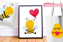 Valentine Bees Graphic &amp; Illustration - Sublimation Product Image 5
