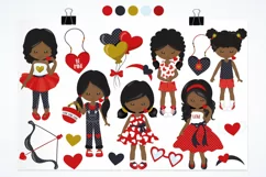 African American Valentine Fashion girls graphics | Product Image 5