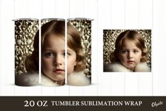 Vintage Tumbler Sublimation. Retro Baby Face. 20 OZ PNG Product Image 1