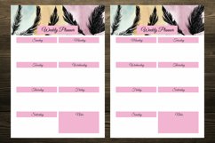 Watercolor Feathers Digital Planners Product Image 3