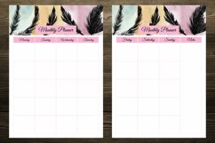 Watercolor Feathers Digital Planners Product Image 4