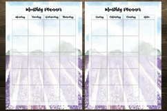 Watercolor Lavender Field Digital Planners Product Image 4