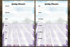 Watercolor Lavender Field Digital Planners Product Image 5