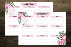 Watercolor Peonies Digital Planners Product Image 3