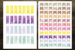 Watercolor Ribbon Planner Stickers Product Image 3