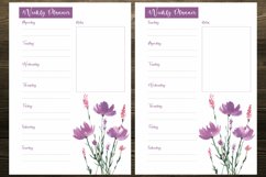 Watercolor Wild Flowers Digital Planners Product Image 3