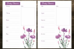 Watercolor Wild Flowers Digital Planners Product Image 5