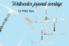 Watercolor Journal Overlays Product Image 1