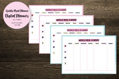 Colorful Strokes Weekly Meal Planner Product Image 1
