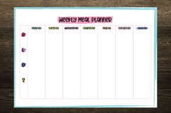 Colorful Strokes Weekly Meal Planner Product Image 5