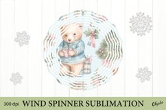 Baby Christmas Wind Spinner Sublimation PNG Product Image 1