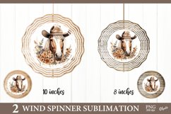 Horse Wind Spinner PNG. Spring Country Sublimation PNG Product Image 1