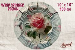 3d Flower wind spinner sublimation / floral wind spinner Product Image 1