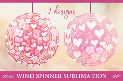 Spring Wind Spinner Sublimation Design. Wind Spinner PNG Product Image 1
