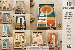 Fast Sling Puck Games Bundle Laser Cut. Board Game SVG Product Image 1
