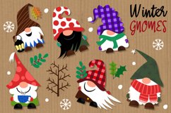 Cute Happy Winter Seasonal Garden Gnomes Product Image 1