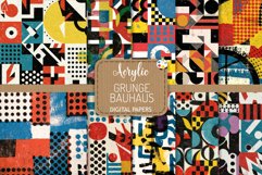 Grunge Bauhaus - Acrylic Geometric Vintage Pattern Papers Product Image 1