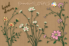 Hand Drawn SVG Decorative Floral Elements Product Image 1