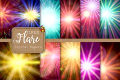 Lens Flare Solar Light FX Digital Papers Product Image 1