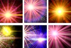 Lens Flare Solar Light FX Digital Papers Product Image 2