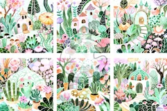 Secret Garden - Idyllic Watercolor Country Landscape Scenes Product Image 2