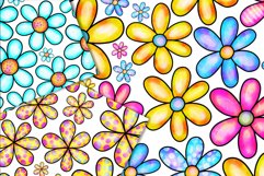 Seamless Watercolor Floral Pattern Papers Product Image 2