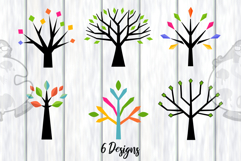 SVG Geometric Tree Icons - Minimalist Design Elements Product Image 2