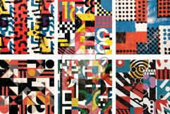 Grunge Bauhaus - Acrylic Geometric Vintage Pattern Papers Product Image 3