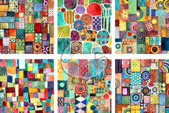 Patchwork Patterns - Transparent Watercolor Papers Product Image 3