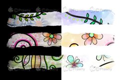 Floral Collage Watercolor Brush Strokes Set 7 Product Image 2