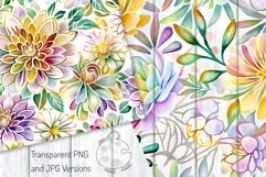 Luxury Florals - Delicate Pastel Flower Patterns Product Image 4