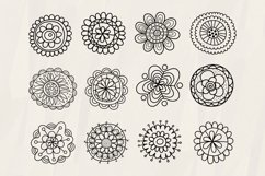 Folk Art Doodle Floral Stickers Product Image 4
