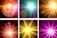 Lens Flare Solar Light FX Digital Papers Product Image 4