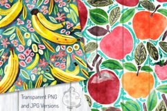 Fruity Set 2 - Tasty Watercolor Surface Patterns Product Image 4