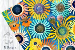 Funky Dandelions Set 3 - Transparent Watercolor Paintings Product Image 5