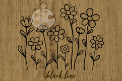 Simple Doodle Flowers - Hand Drawn Floral Elements Product Image 5