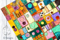 Patchwork Patterns - Transparent Watercolor Papers Product Image 5